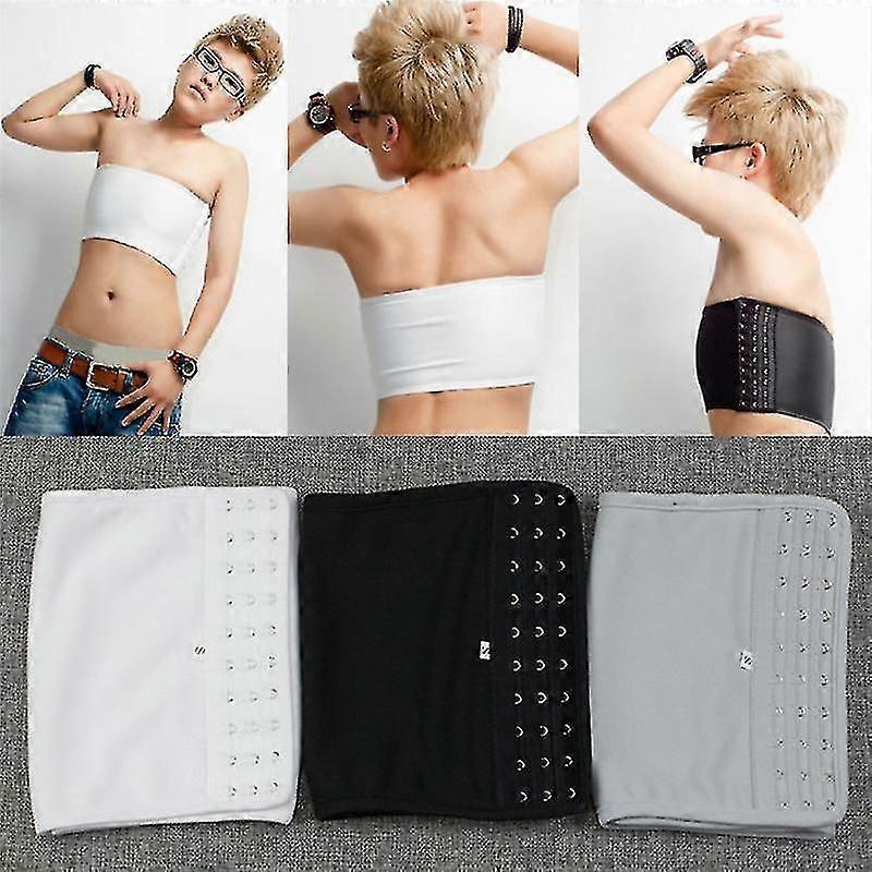 Kvinners Pustende Stroppeløs Bryst Bryst Binder Trans Cosplay New-hao