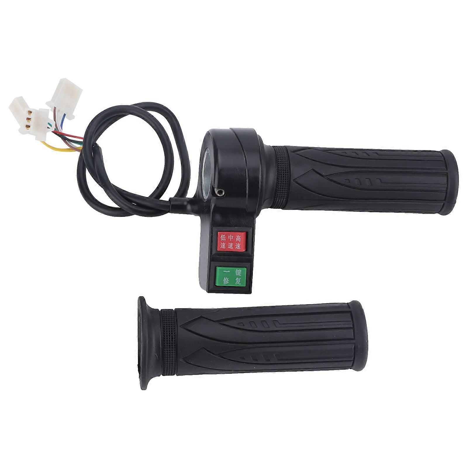 1 Pair Throttle Grip 3 Speed Control Throttle Handle Grips for Electric Bike Bicycles