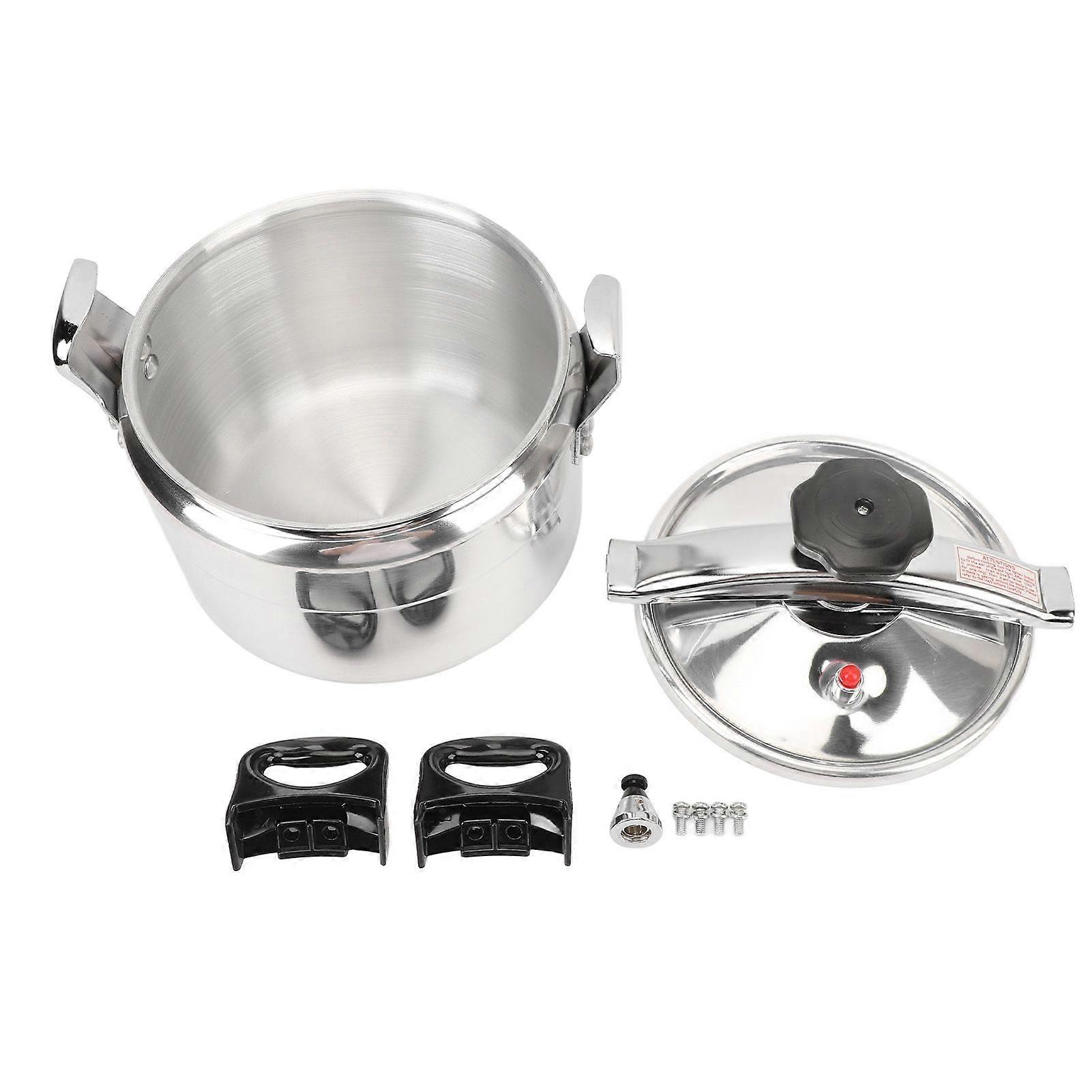 Pressure Cooker Professional 7L Large Capacity Efficient Safety non Coating Double Ears Aluminum Pressure Canner for Gas Stove