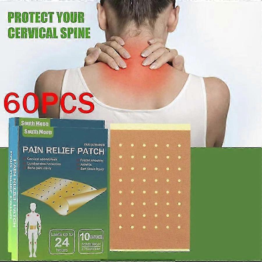 Muscle and Bone Pain Relief Patch 6pcs for Back Shoulder Joints Strain Soreness Cold Compress