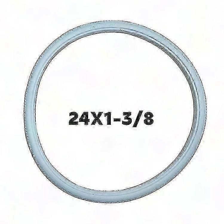 Pneu de cadeira de rodas manual de poliuretano de 24 polegadas e 3/8 polegadas, acessório de substituição para roda traseira sólida antiderrapante - 24x1 3/8