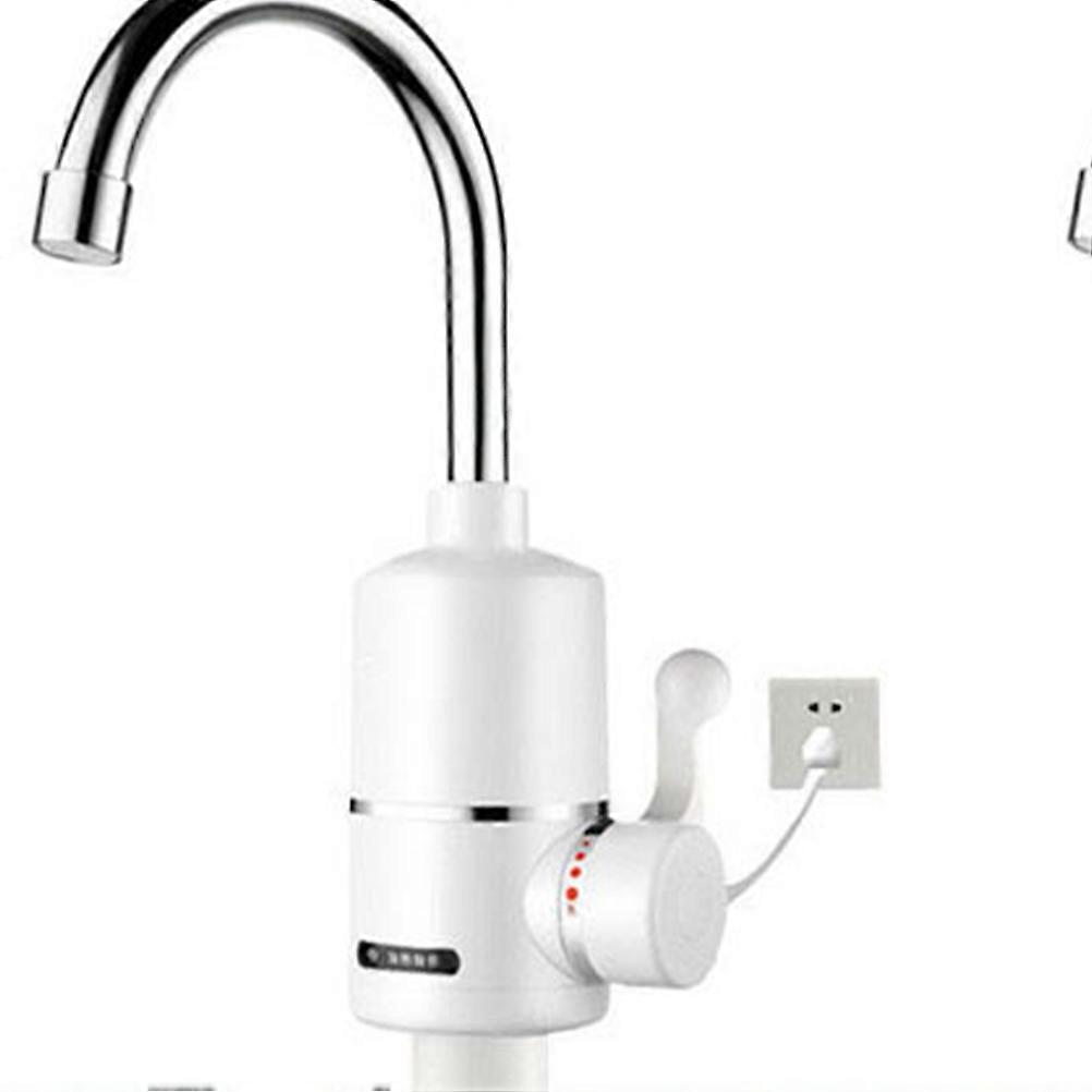 Dual Purpose Heating Faucet Electric Hot Water Tap with White