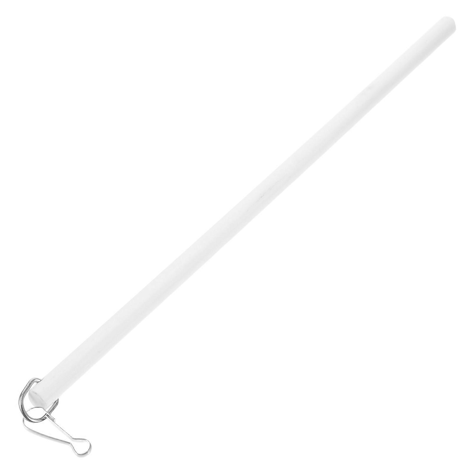 Curtain Pull Rod for Drapes Acrylic Curtain Rod 4Pcs Replacement Accessory