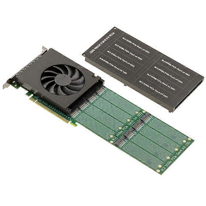 "Carte KALEA-INFORMATIQUE PCIe 4.0 x16 pour 8 SSD M.2 NVMe Chipset Broadcom PEX88048"