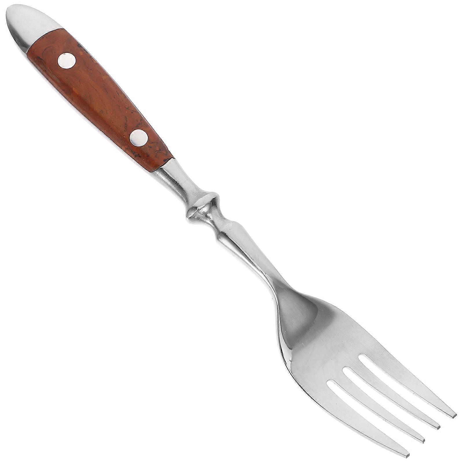 Reusable Stainless Steel Cake Fork Dining Craftsmanship Various Occasions 1Pcs