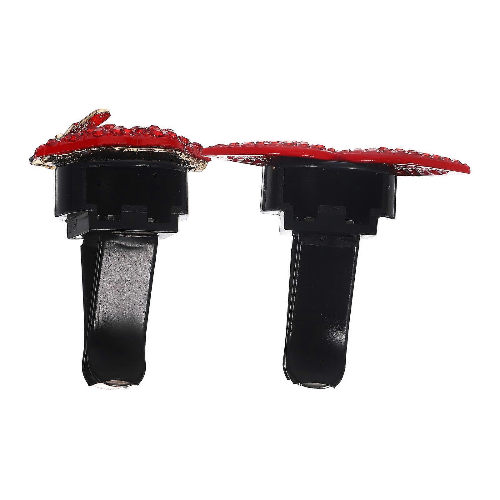 Red Car Air Freshener Clips for Decoration 10Pcs Vent Diffuser Clips