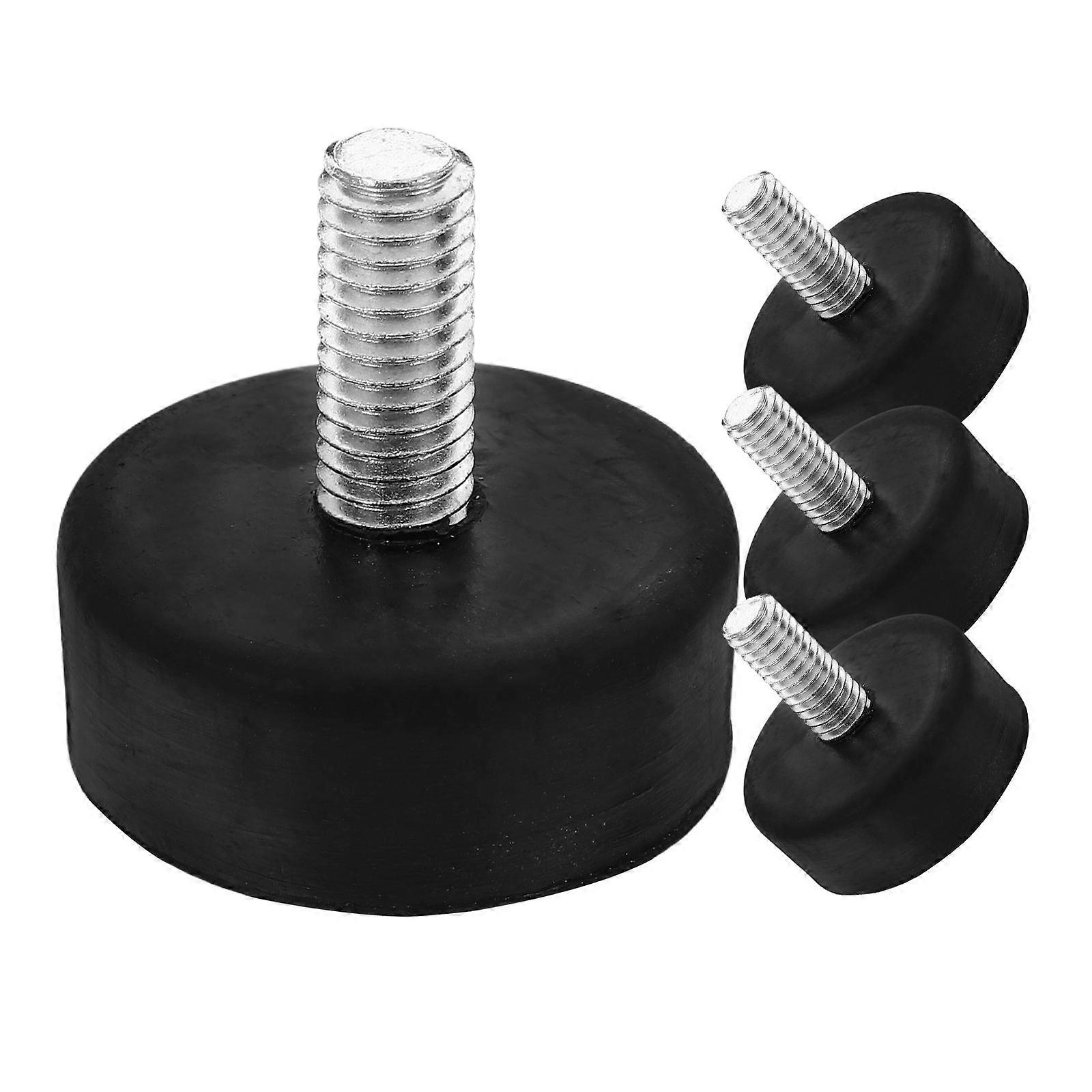 Adjustable Furniture Feet Rubber Leveling Pads with Screws 16Pcs for Stability