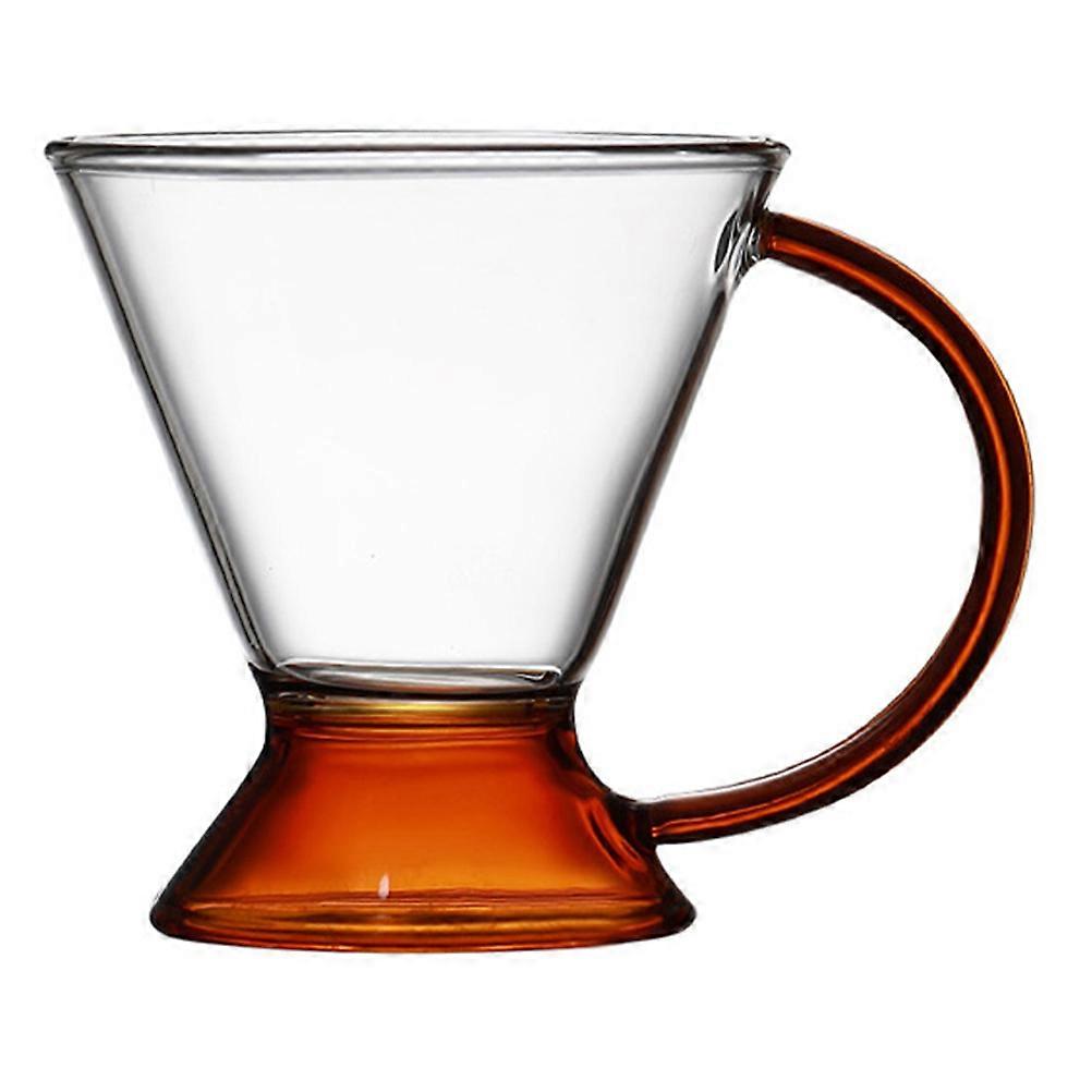 Chic Look Glass Dessert Cup Set 2Pcs For Home Use Versatile For Holding Beverage With Elegant Simple Design