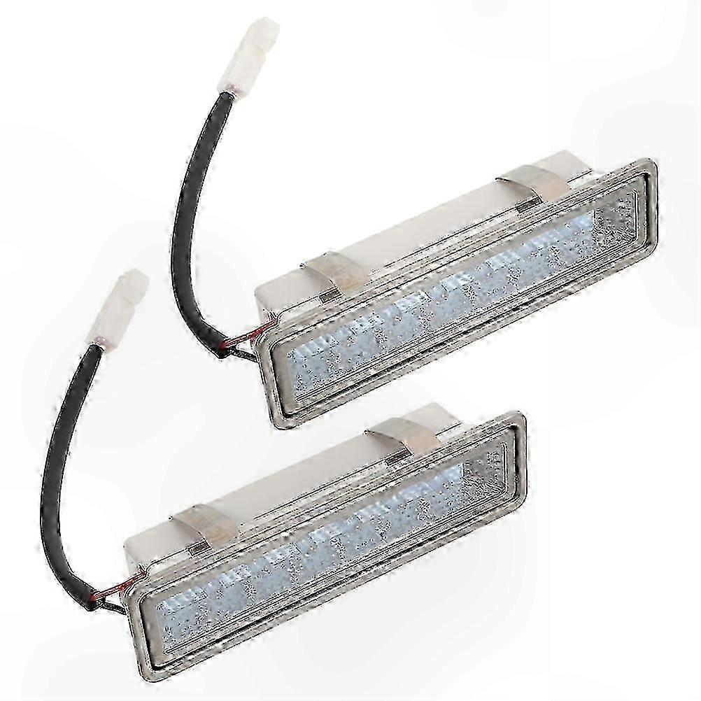 Cool White LED Bulbs for Kitchen Ventilation, 2-Pack Stove Hood Light Replacement