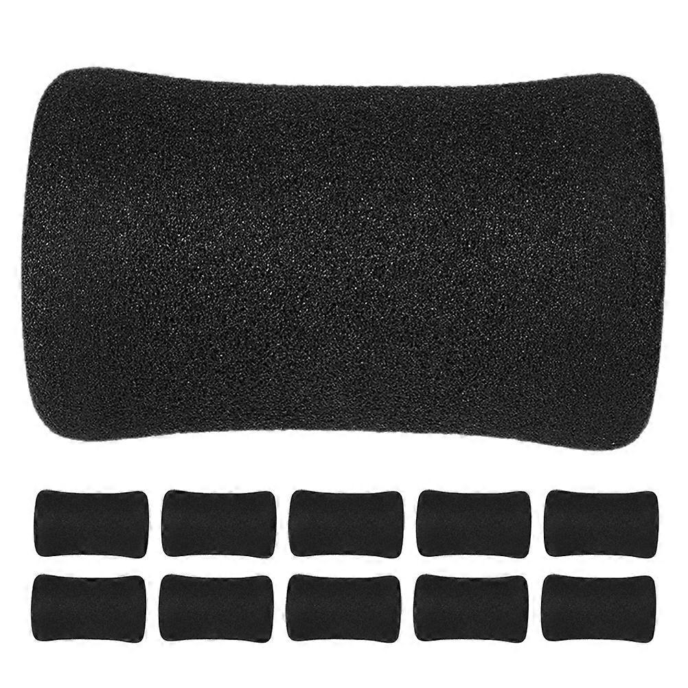 Spor Salonu Ekipmanları Bacak Egzersizi Yastıklama Koruması İçin 36 Adet Siyah Sünger Rulo Kılıfı Yedek Parçaları