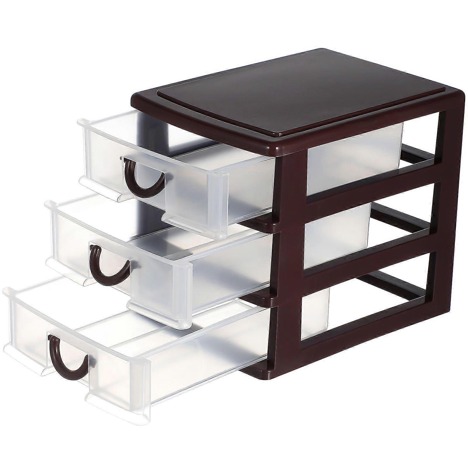 Sundries Holder Plastic Box for Holding 3Pcs Multifunctional Storage Drawer