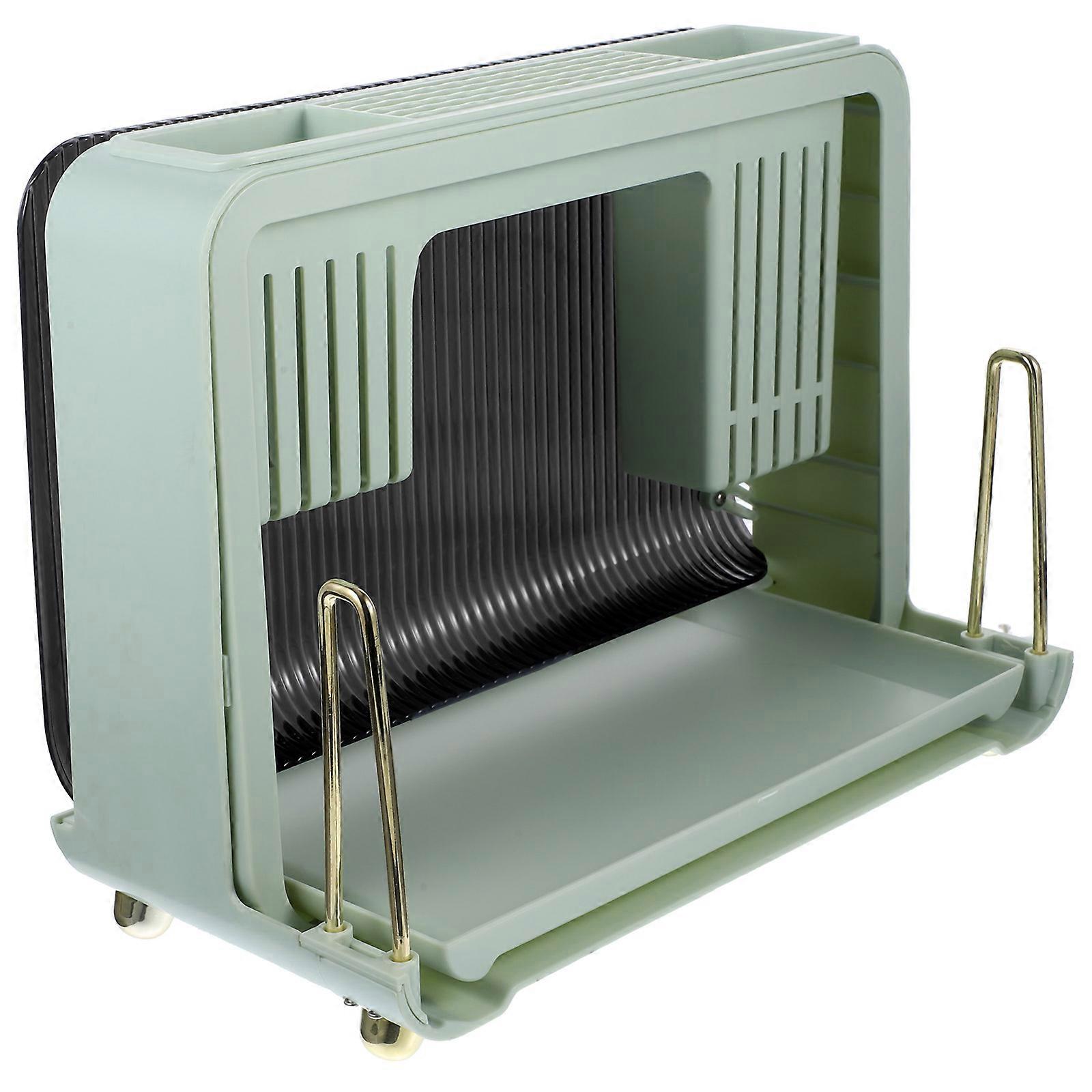 Table Chopstick Holder Practical Convenient Kitchen Use 33 2x25x15CM Green Plastic 1Set