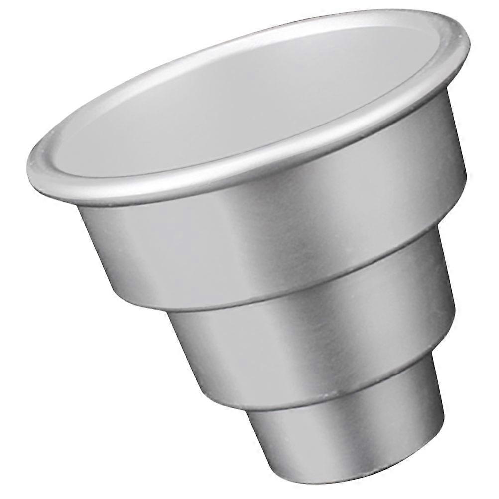 Multi-Function Cupcake Mold Aluminum Alloy for Baking Use 2Pcs Household Accessory