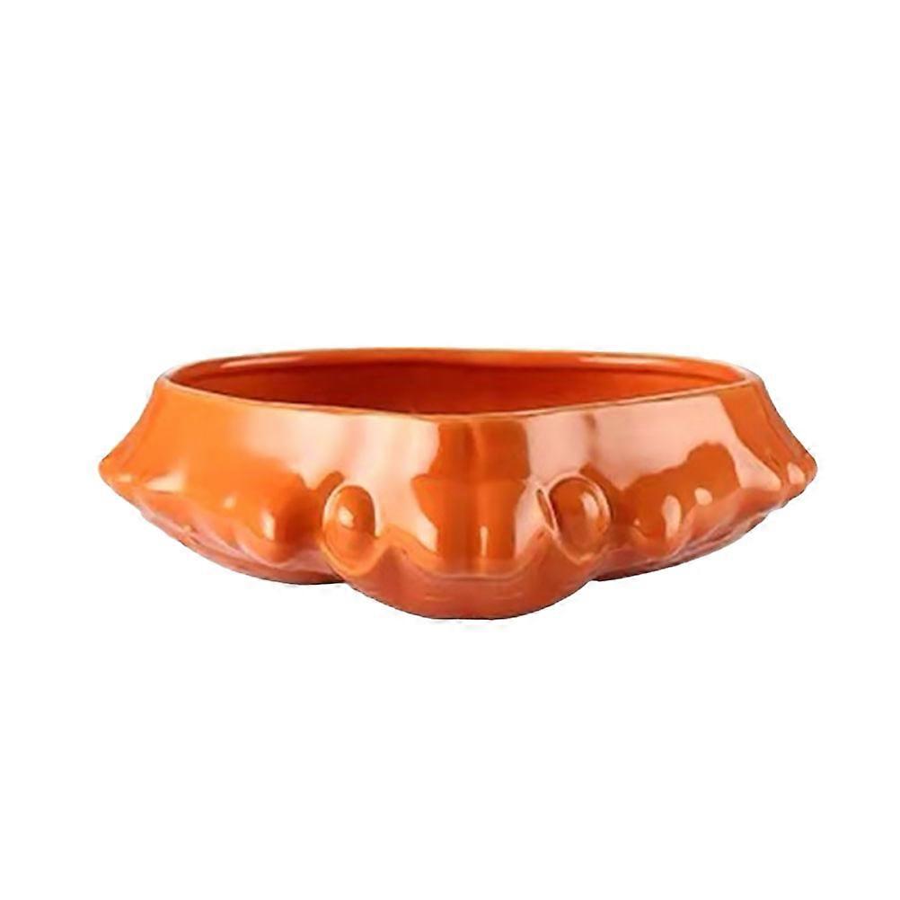 Ceramic Bowl Crab-Shaped Dish for Kitchen Use 3Pcs Set