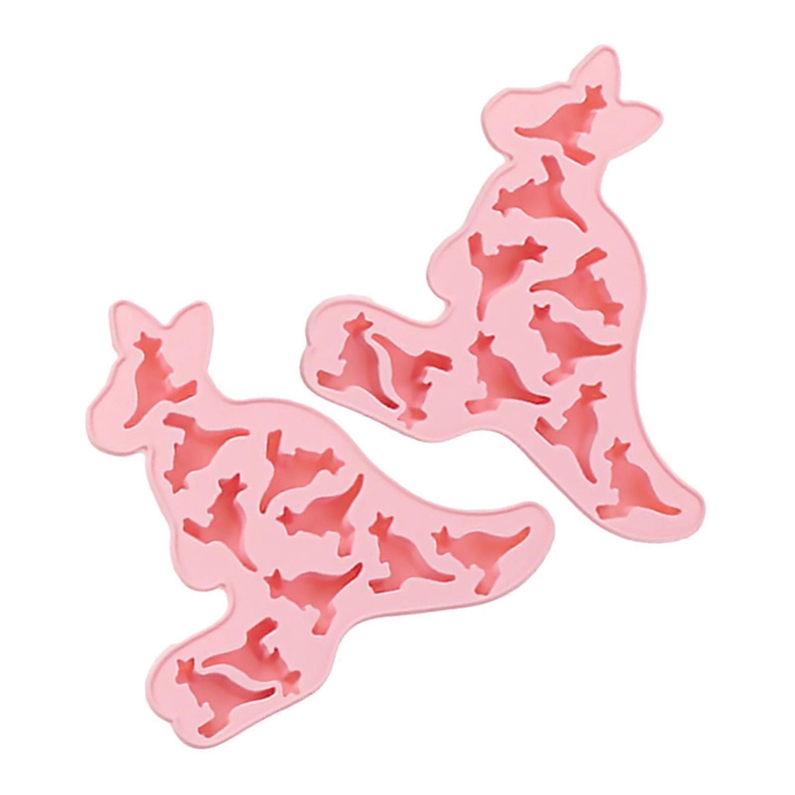 Kangaroo Shape Fondant Mold for Silicone Chocolate Mold 4Pcs for DIY
