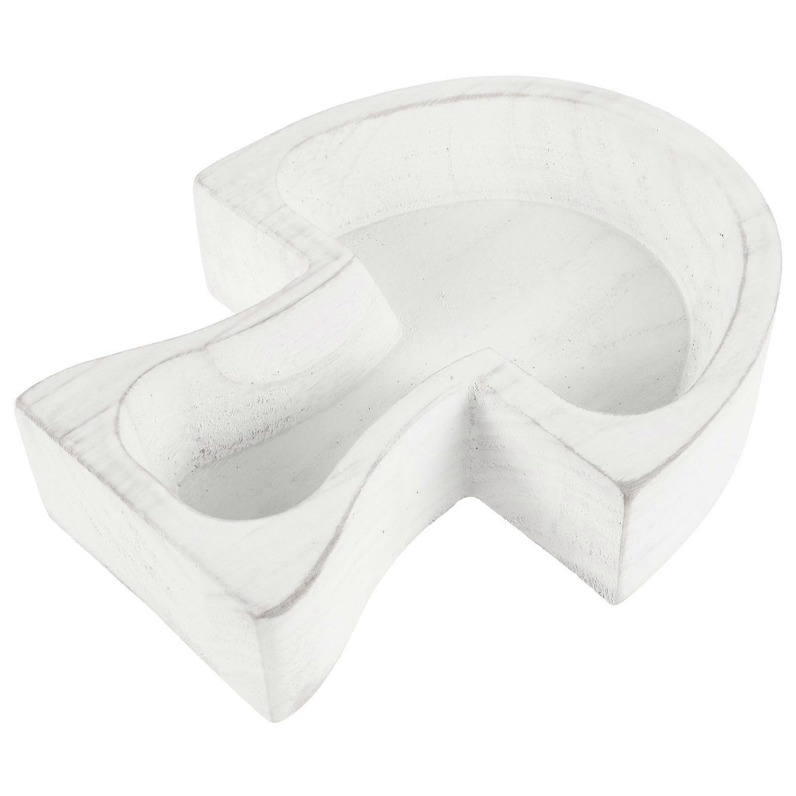 Mushroom Shape Wooden Bowl for Serving Use with 4Pcs Snack and Nut Bowls