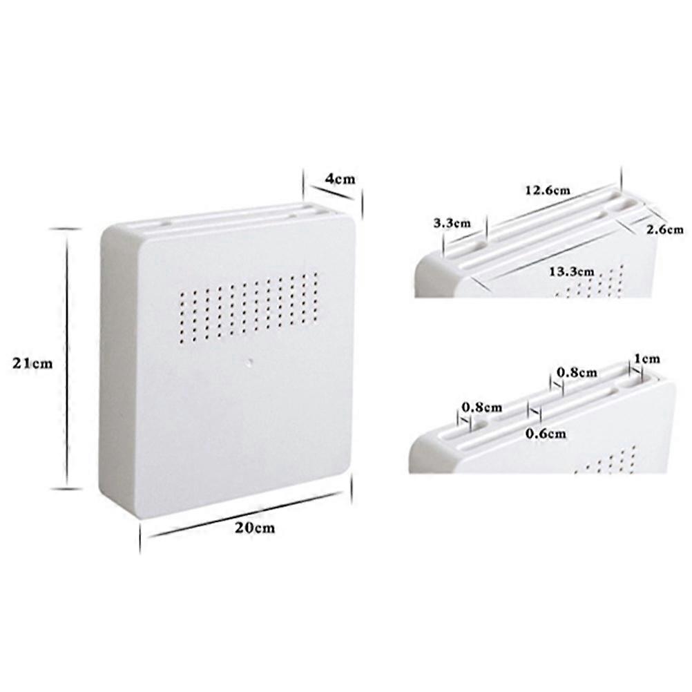 Storage Plastic Wall Mounted Rack Kitchen Accessories Compact Design 21x20x4cm 1Pack