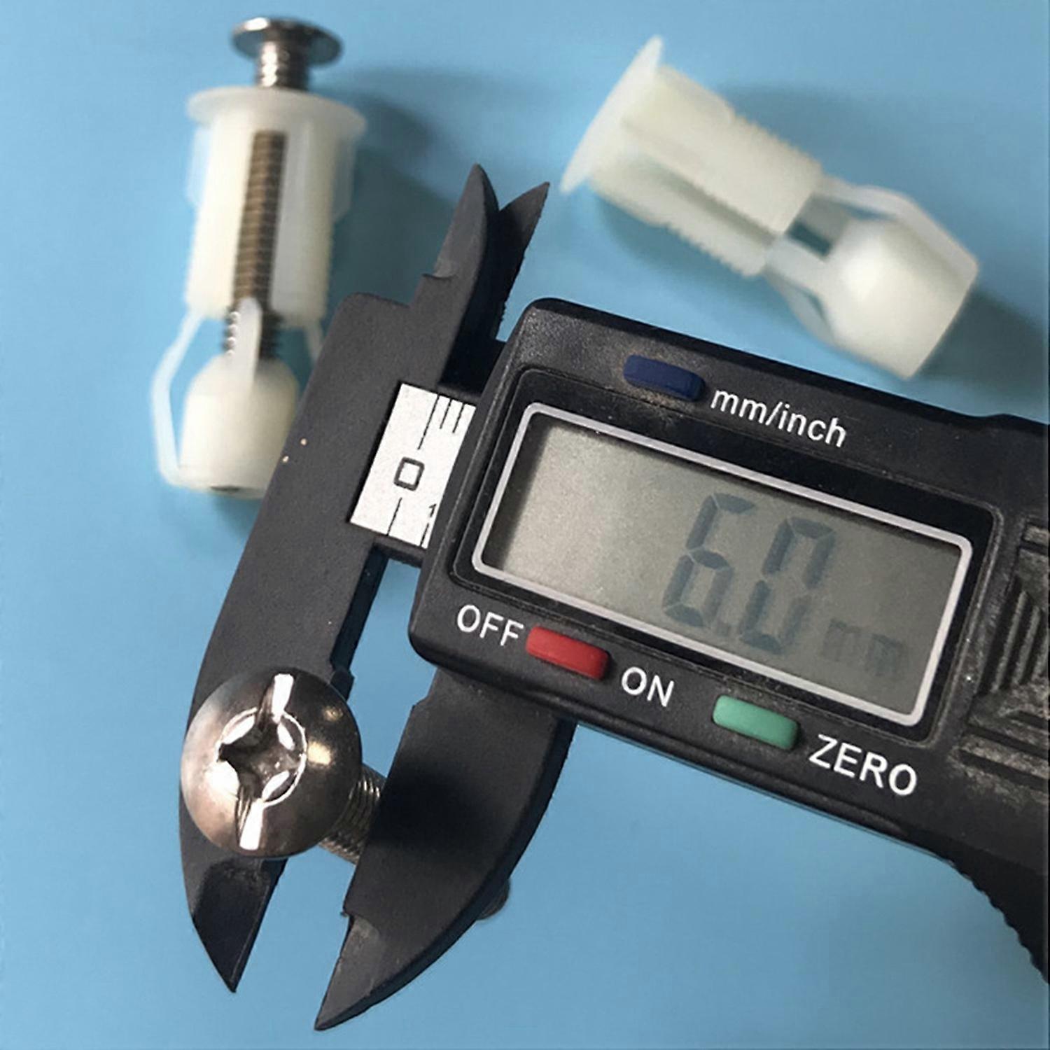 2Pcs Top Fix Toilet Cover Seat Screws Well Nut Pan Fixing WC Blind Hole Fitting Kit for Universal To