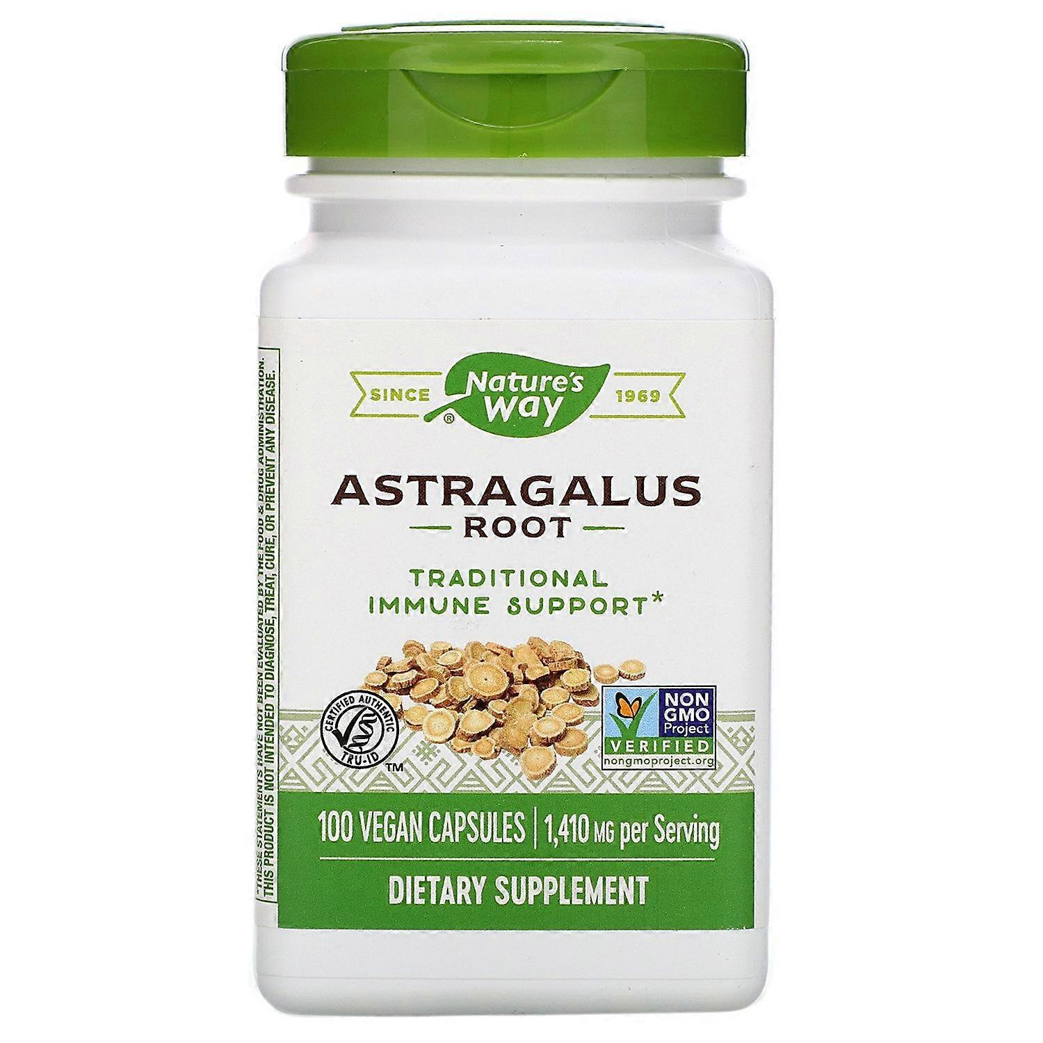 Nature's Way, Astragalus Root, 1,410 mg , 100 Vegan Capsules