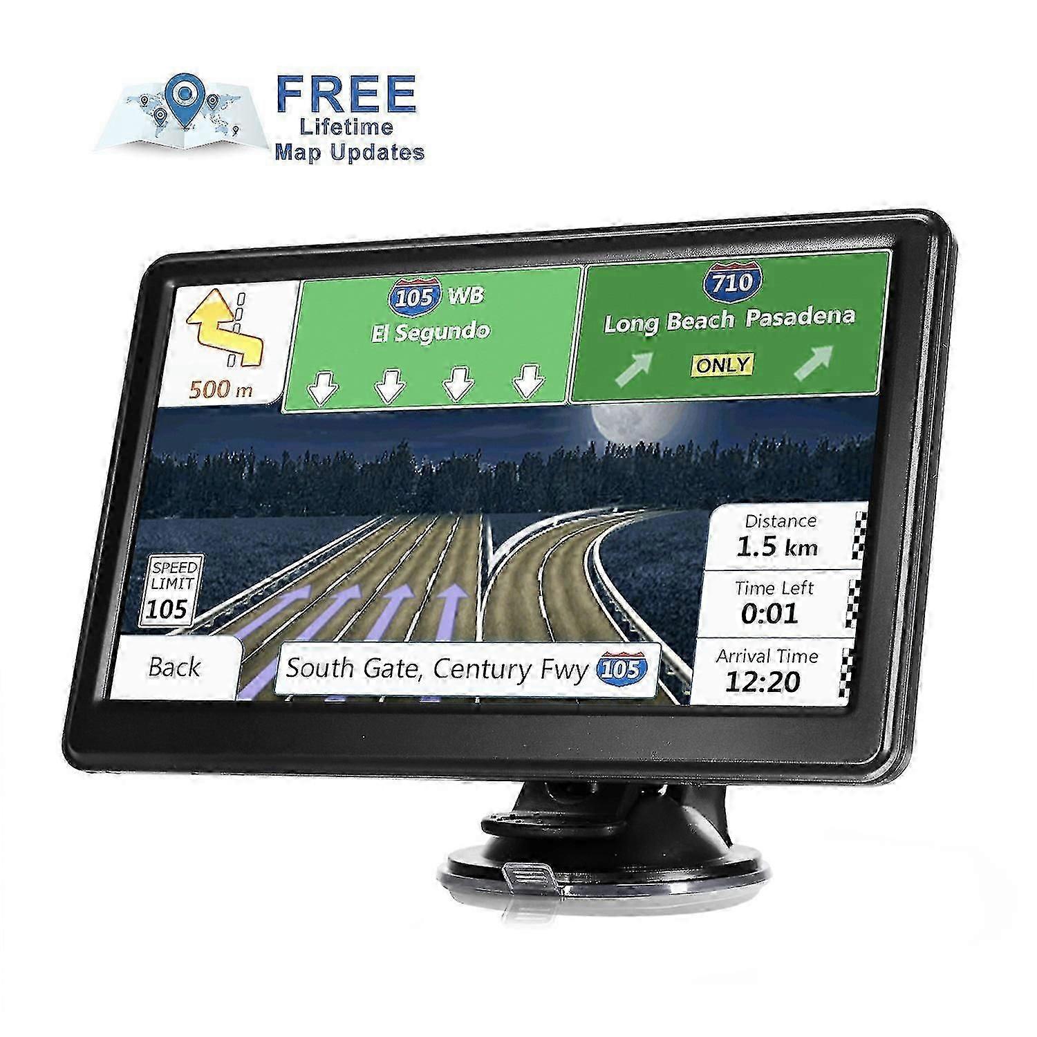 7-inch navigator with built-in back clip car-mounted portable GPS navigator