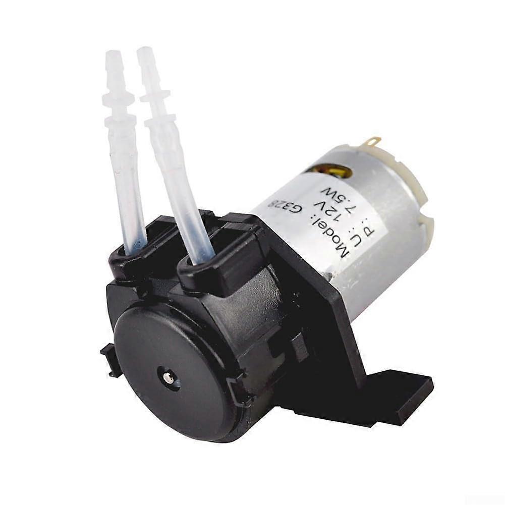 12V Peristaltic Dispenser Pump for Aquarium Black Easy Maintenance Versatile Use Compact Design High Efficiency