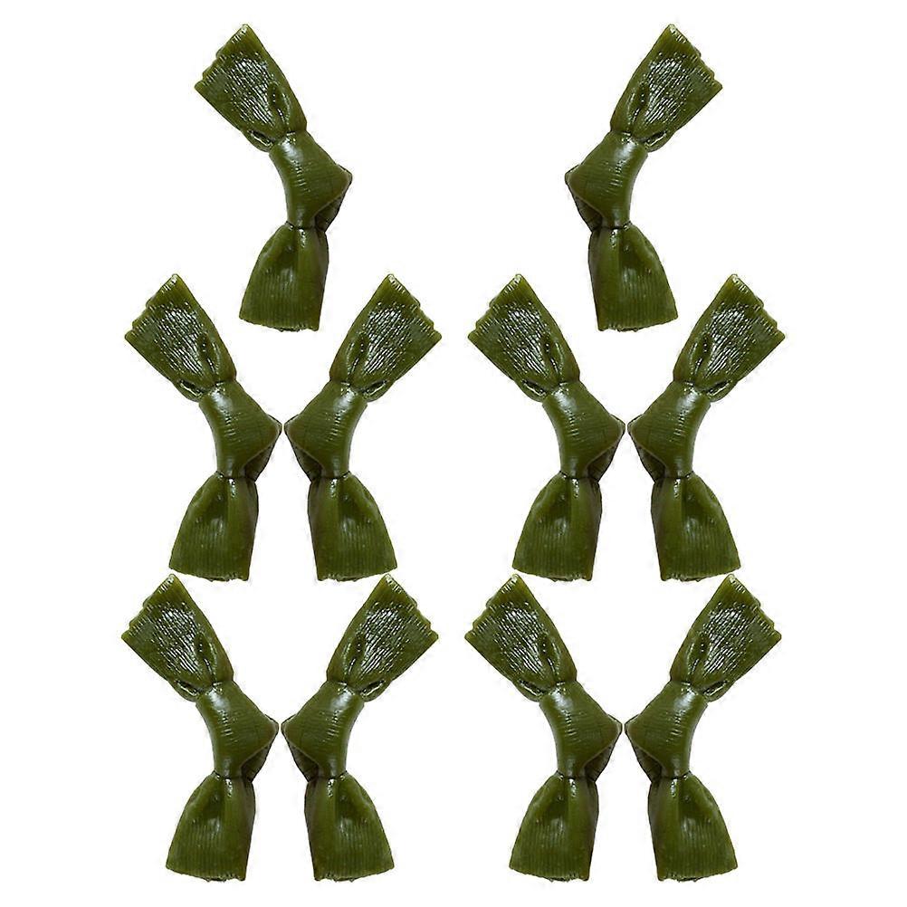 Artificial Kelp Knot Simulation Model for Decoration 12Pcs Green PVC