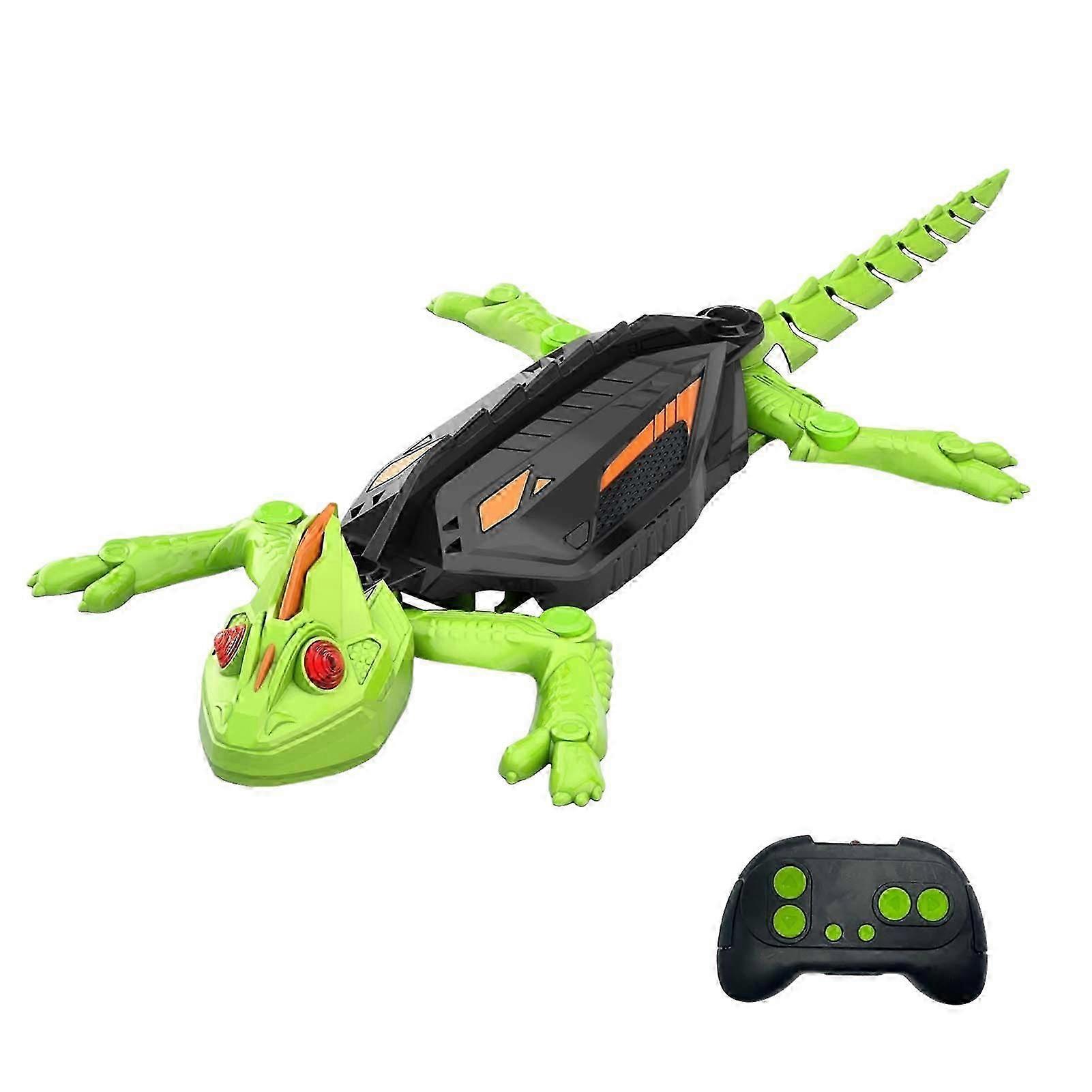 Wall Crawler Geckos RC Robot Toy Realistic Remote Control Geckos with Lights, Perfect Birthday Present for Kids 3+