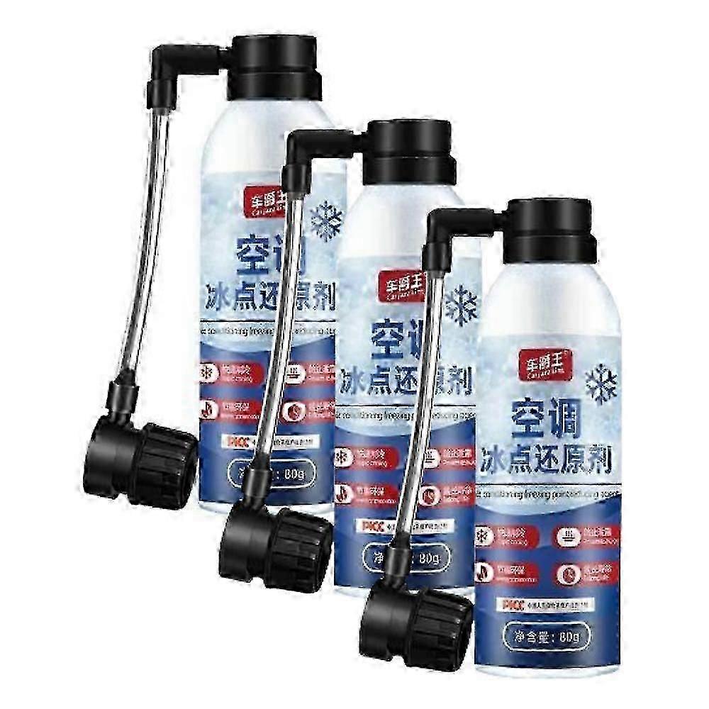 1-3X Car AC Recharge Kit 80G Automotive Refrigerants Compressor Refrigeration Agent Refrigerants for R134a Air Conditioning Multicolor