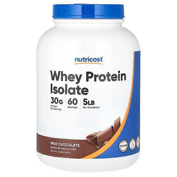 Nutricost, Whey Protein Isolate, Milk Chocolate , 5 lb (2,268 g)