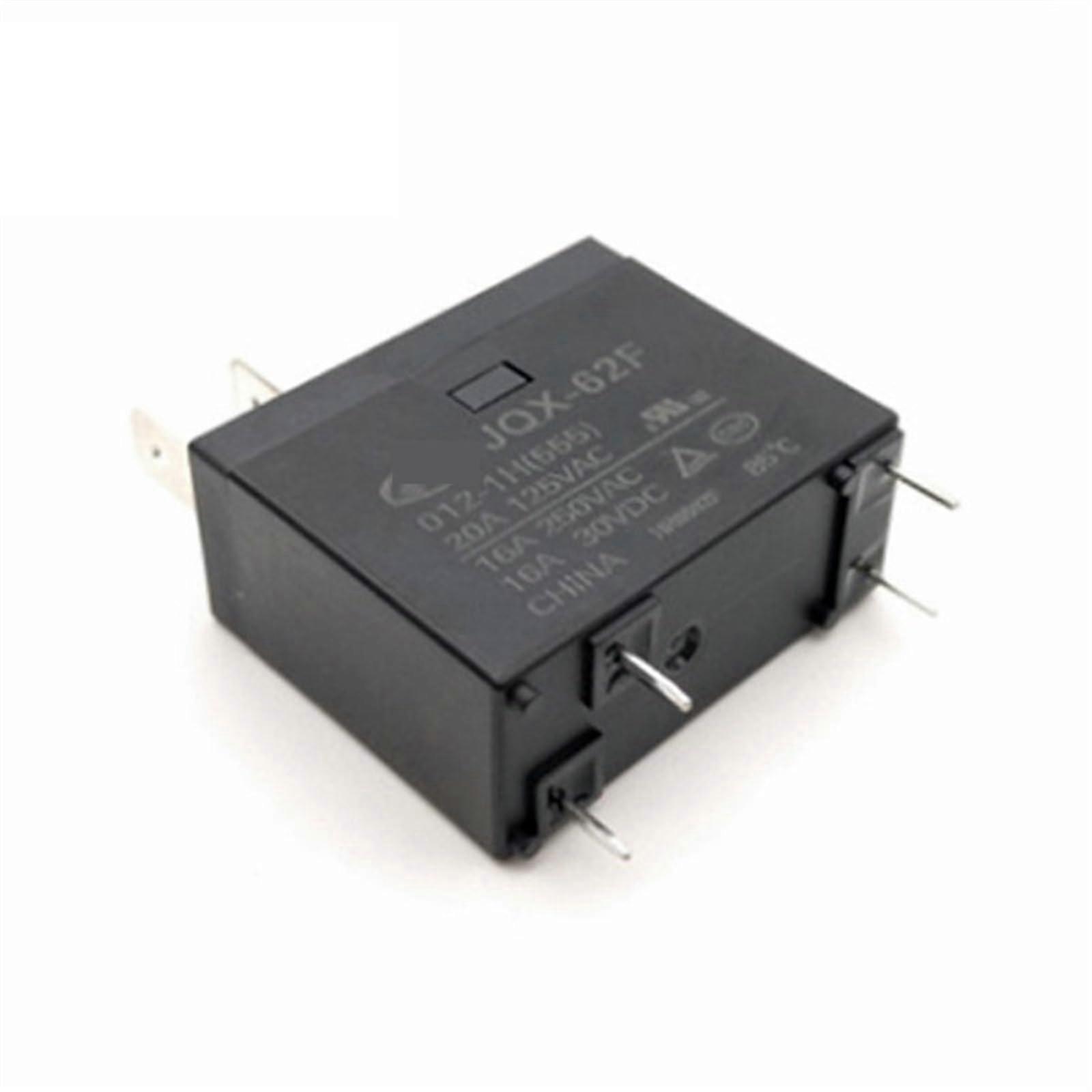 Relay 12VDC Coil, 1 Form A Normally Open, 16A 250VAC, Pack Of 5