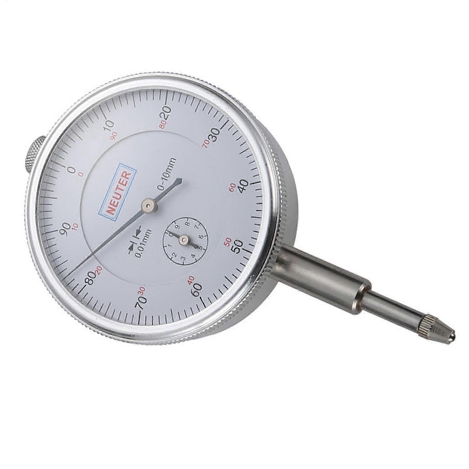 Dials Gauge Indicator 010mm Table Saw Depth Gauge, Metric Test Indicator, 0.01mm Precision Adjustment Tool With Pointer