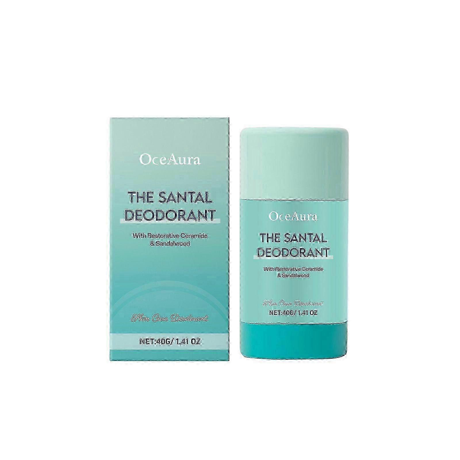 Déodorant soin - Le déodorant Santal aux céramides réparatrices et au bois de santal | Protection anti-odeurs 72 h | Sans aluminium, entièrement naturel