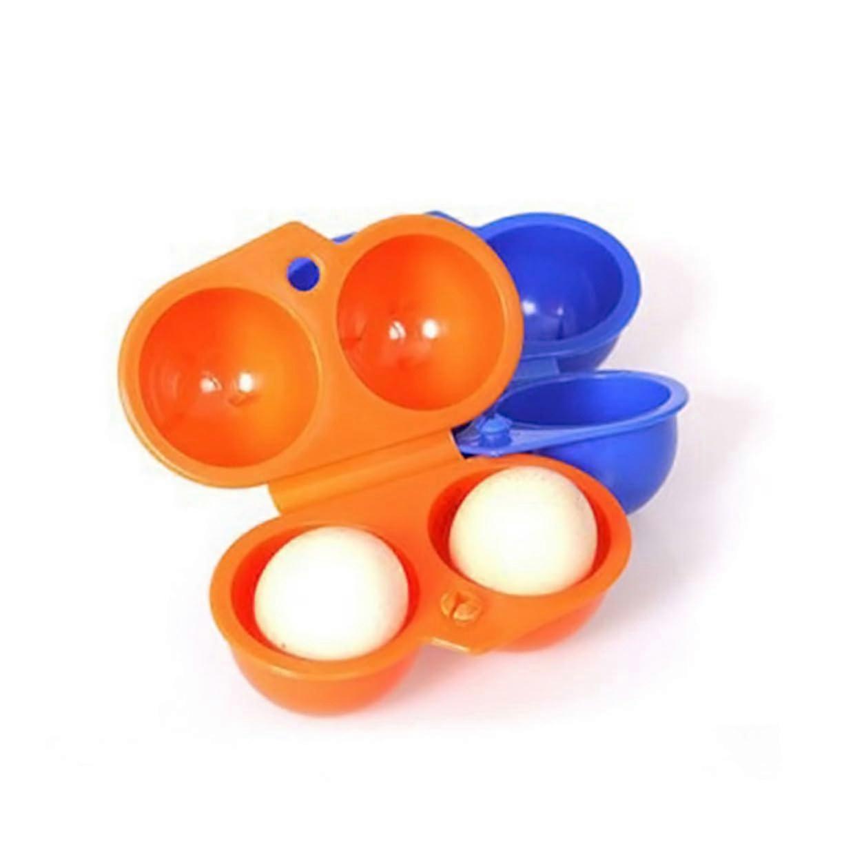 Portable Egg Carton Two Pack Rugged Dots Egg Storage Box For Camping Travel