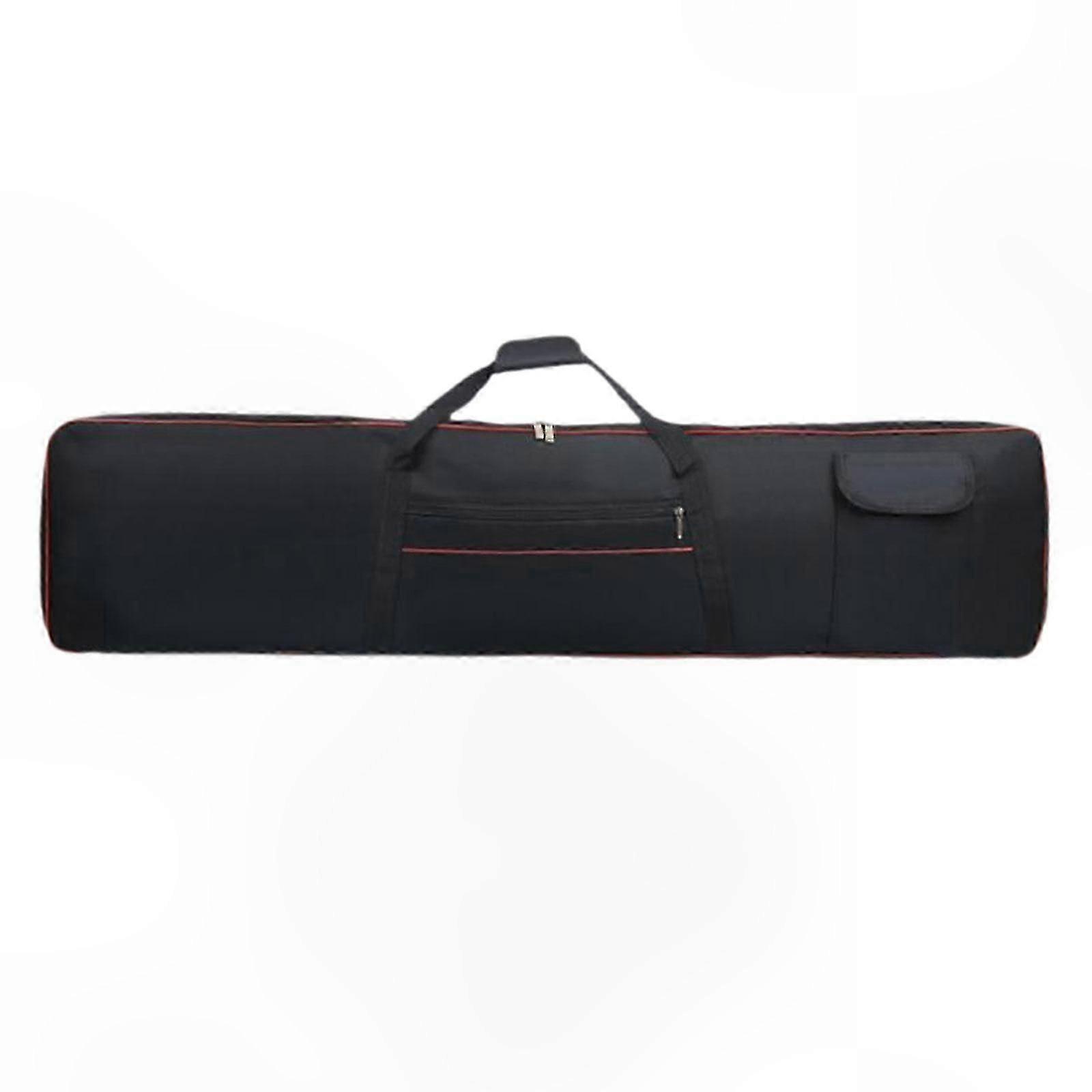 88-Key Keyboard Carry Bag with Handles, Double Zipper, and Waterproof Design