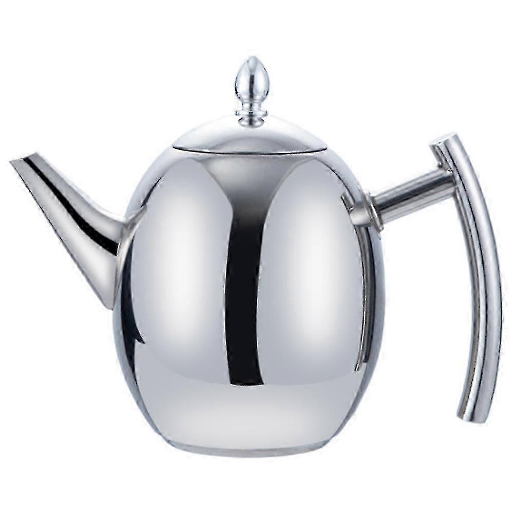 2L Stainless Steel Teapot with Strainer & Infuser, Induction Compatible Teaware Set