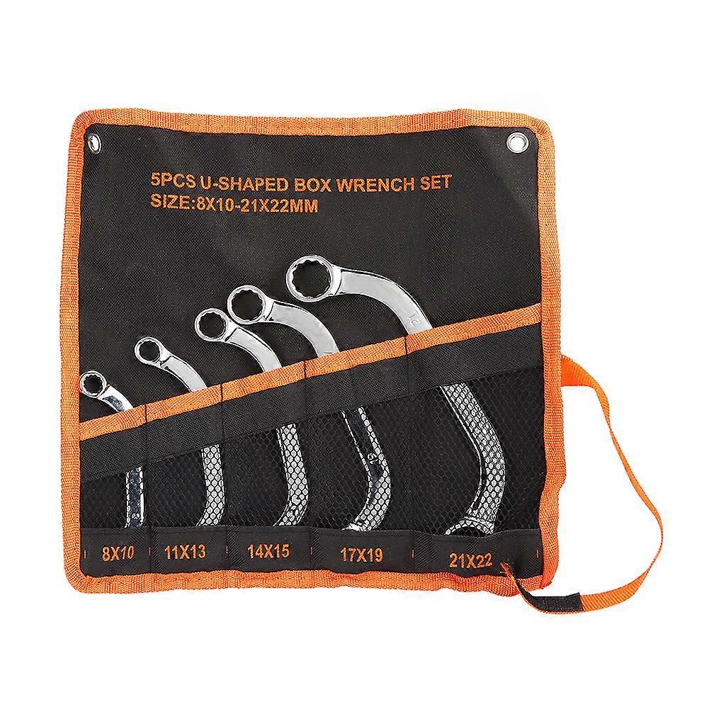 Dodecagon C spanner for workshop - 5pcs 8-22mm combination wrench