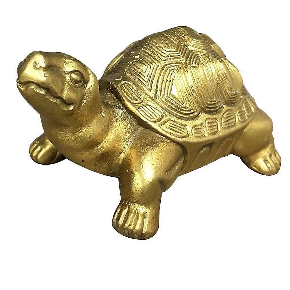 Turtle Ornament Retro Tortoise Modeling Models Home Decor Statue Table Top Copper Office