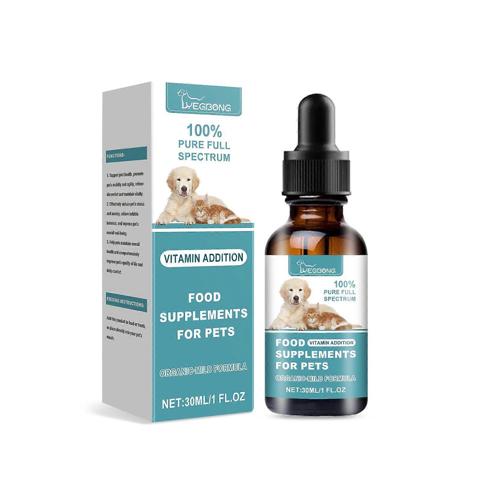 Pet Food Supplement Contains Peppermint Extract