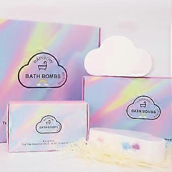 120 Pink Cloud Bath Salt Balls, a popular single rainbow cloud bath salt ball, moisturizing and smooth, with sea salt and essential oil.
