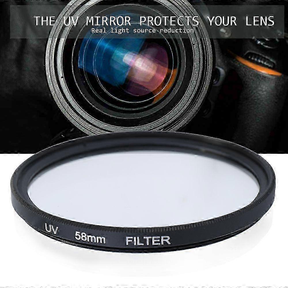 Professional Lens and Filter Bundle Complete and Compact Camera Accessory Kit Photography Accessories 58mm