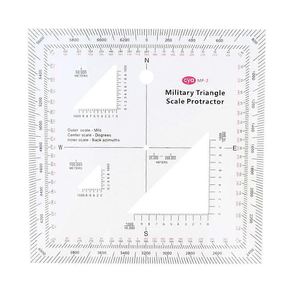 UTM/MGRS ruler 5""x5""