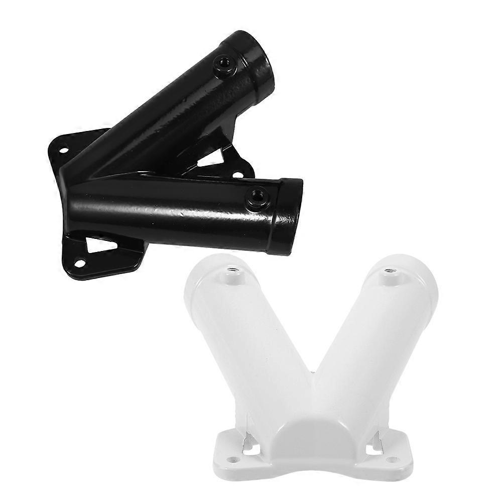 Aluminum Alloy V Shape Flagpole Bracket for Wall Mounted Flag 2Sets