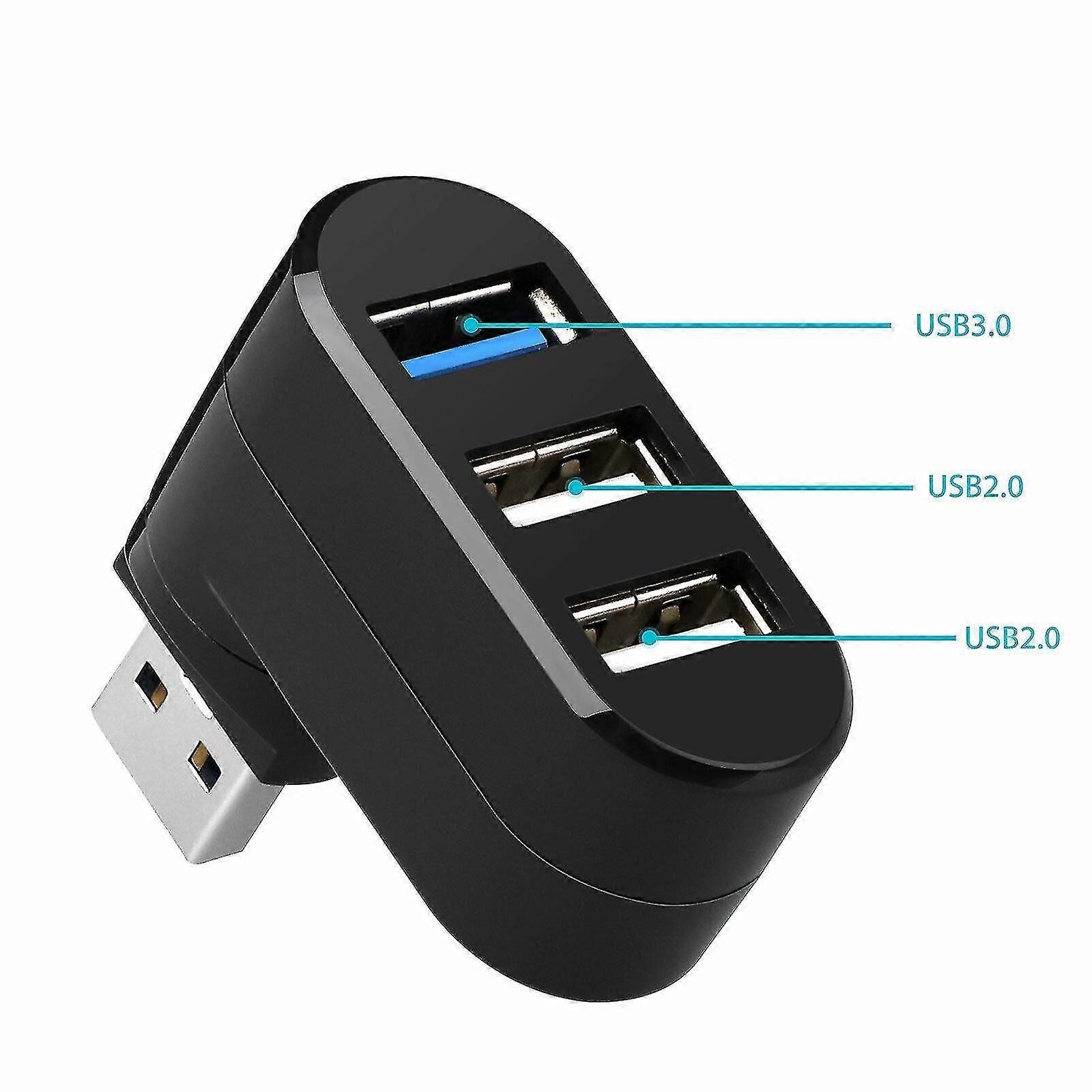 USB 3.0 Multi-Hub-Splitter mit 3 Anschlüssen