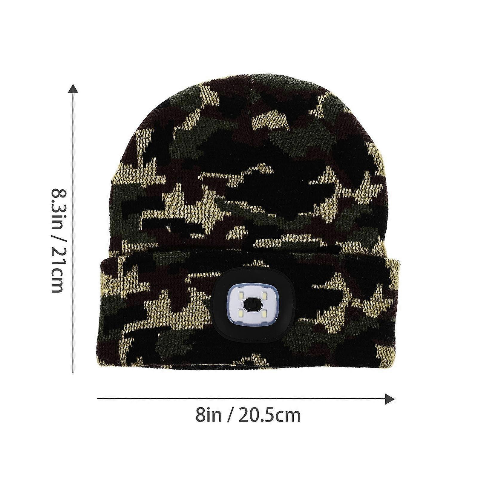 Creative LED Lamp Hat for Hunting Outdoor Use 1Pcs Warmth Hat
