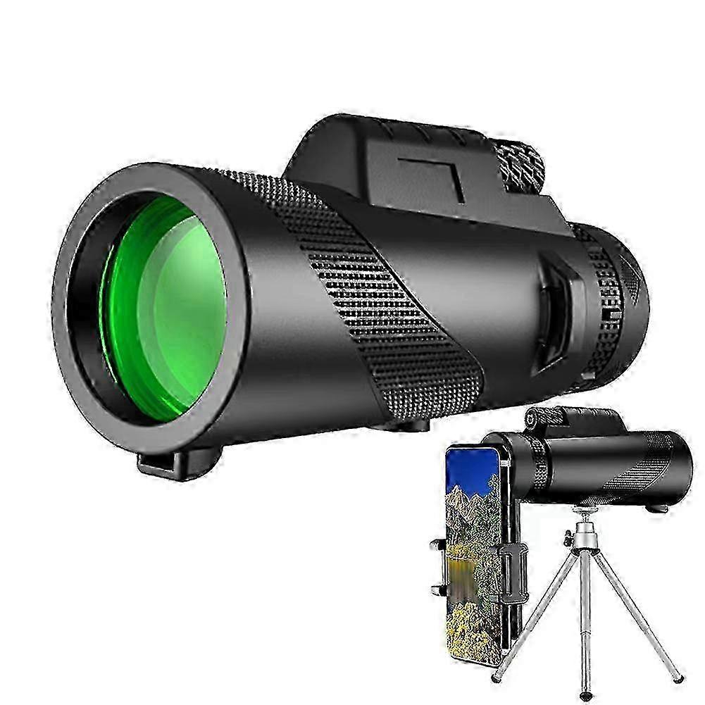 Monocular telescope 80x100 high power high definition monocular telescope with smartphone holder