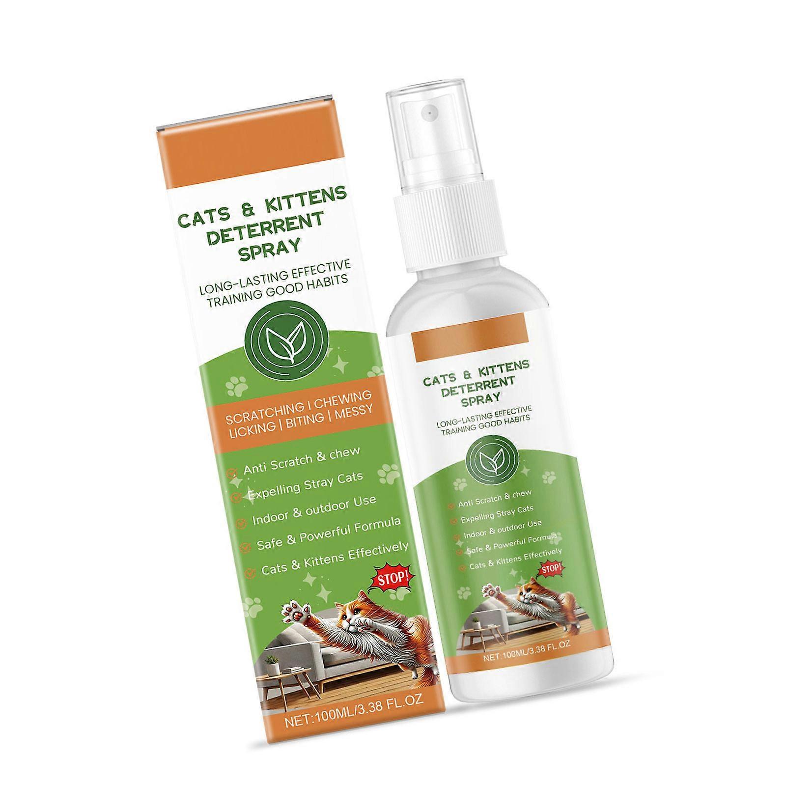 Cats Sprays Deterrents for Kittens and Cats Safe for Furniture Floor and More with Paraffin Protects Sofa Bed Fabric Multicolor