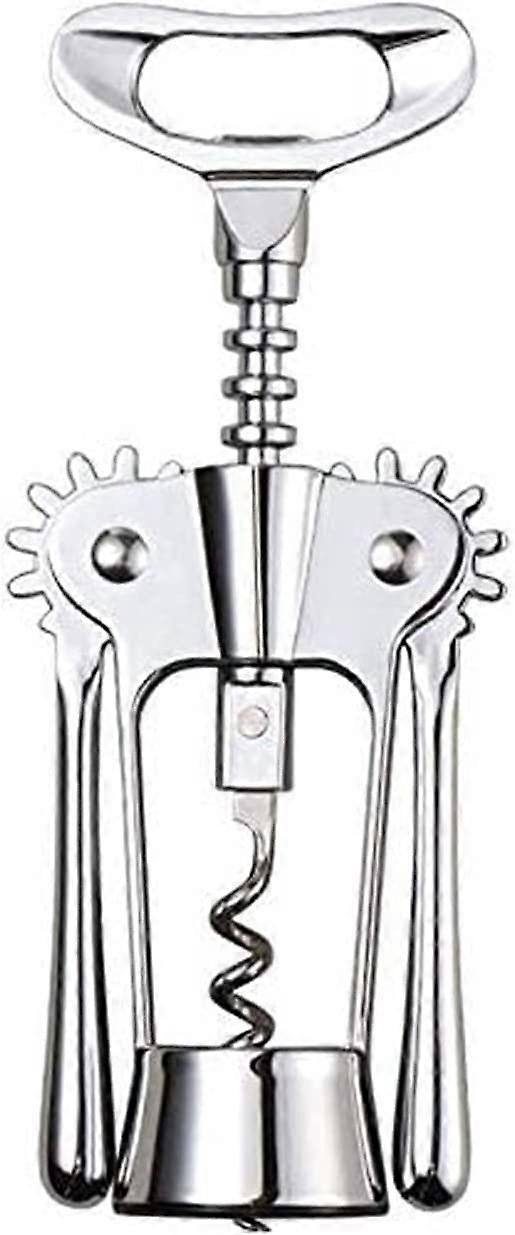 Wing Corkscrew Wine Bottle Opener with Beer Cap Remover for Waiters and Home Bar Use
