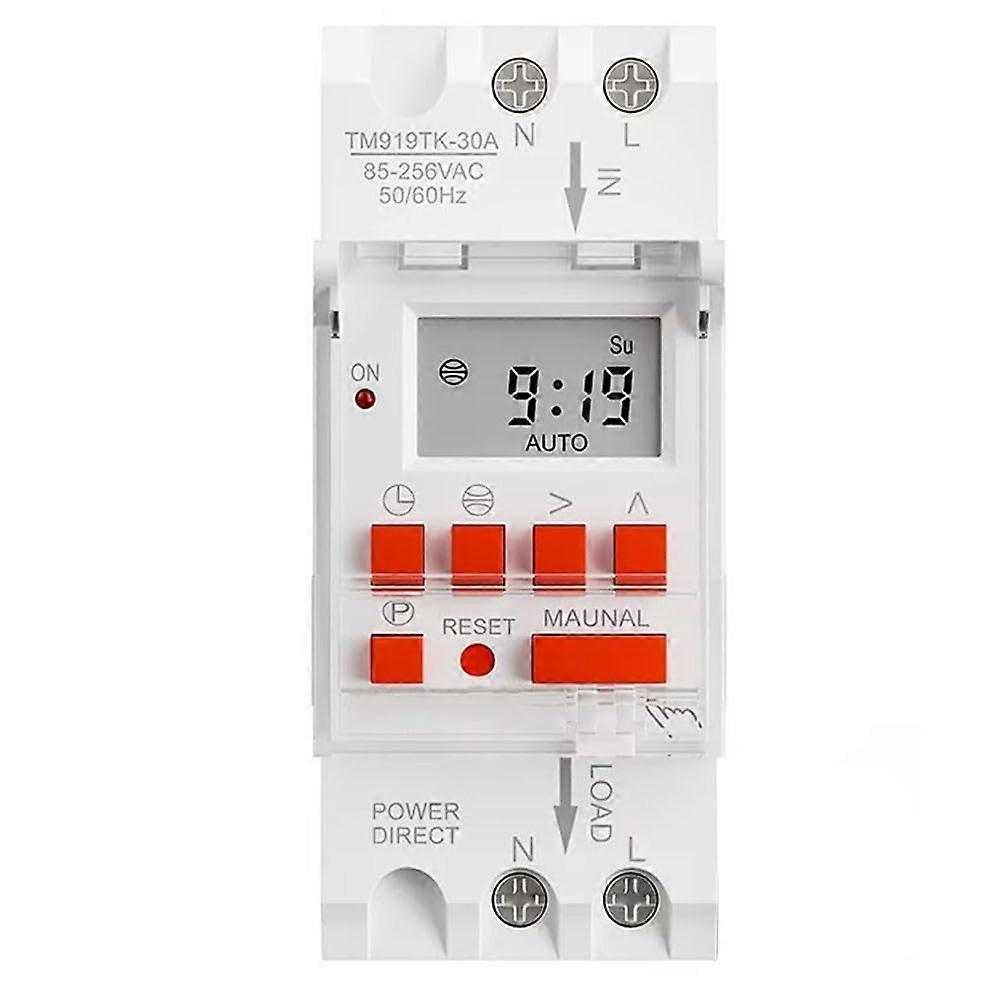 Astronomical Timer Switch with GPS Sunrise Sunset Control 30A 85265V for Outdoor Lighting