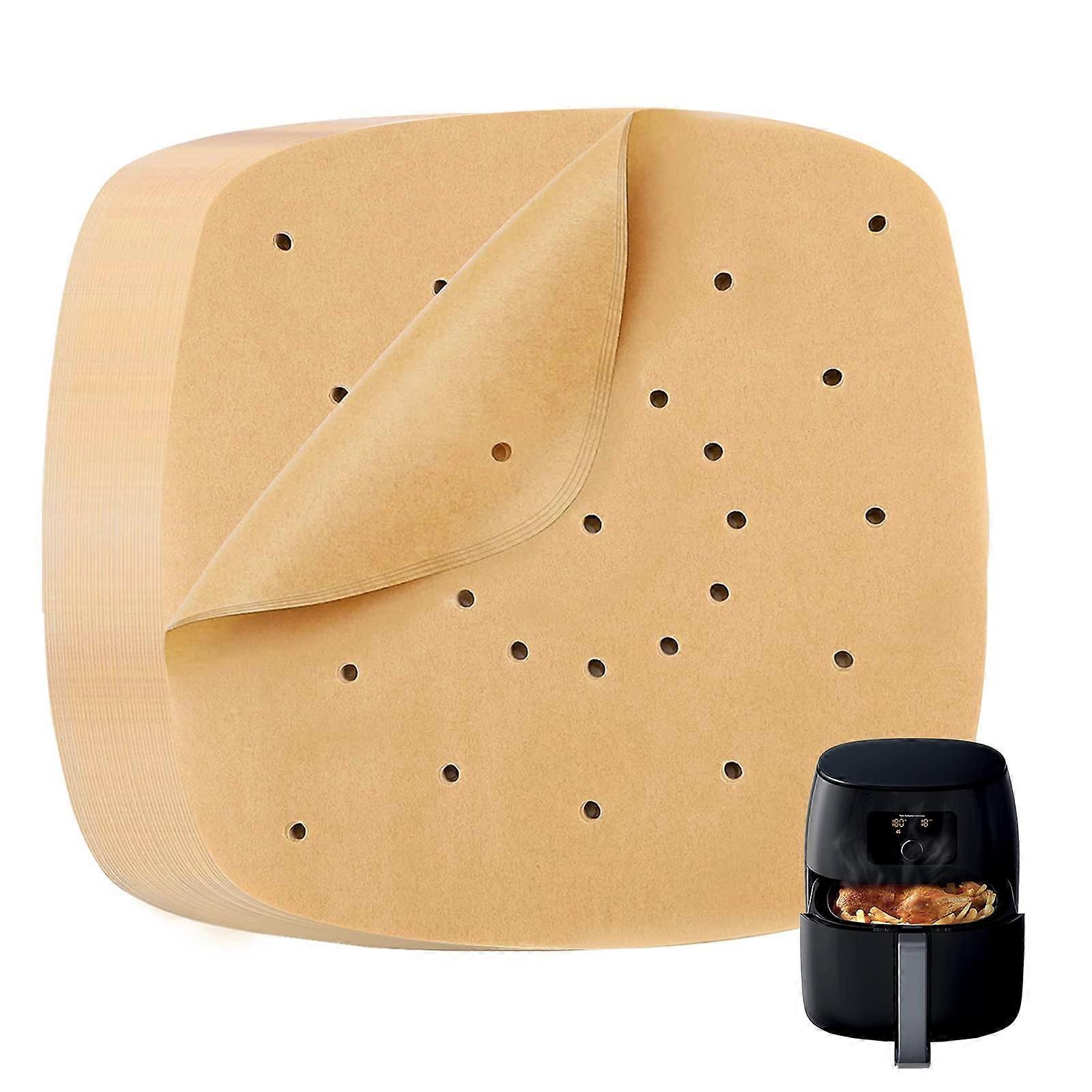 Air Fryer Liners, Perforated Parchment Paper Sheets for Baking, Parchment Paper for Air Fryer and Bamboo Steaming Basket, Air Fryer Liners