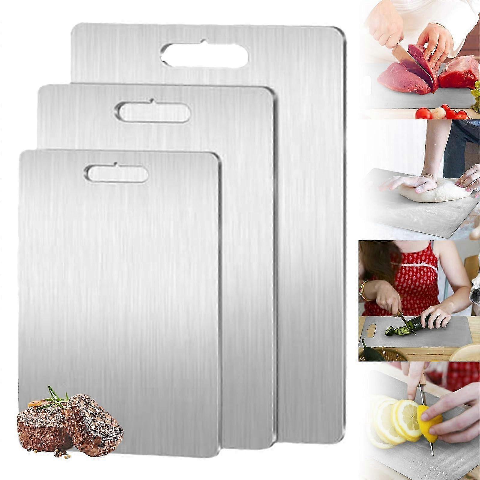 Cutting board for kitchen durability - Yamato pure titanium (M)